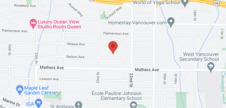 map of 2259 NELSON AVENUE